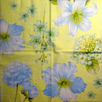 003 Hydrangeas - 3-ply (blue) - Ihr - CS